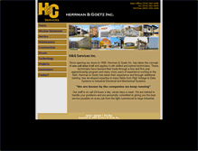 Tablet Screenshot of hgservices.com